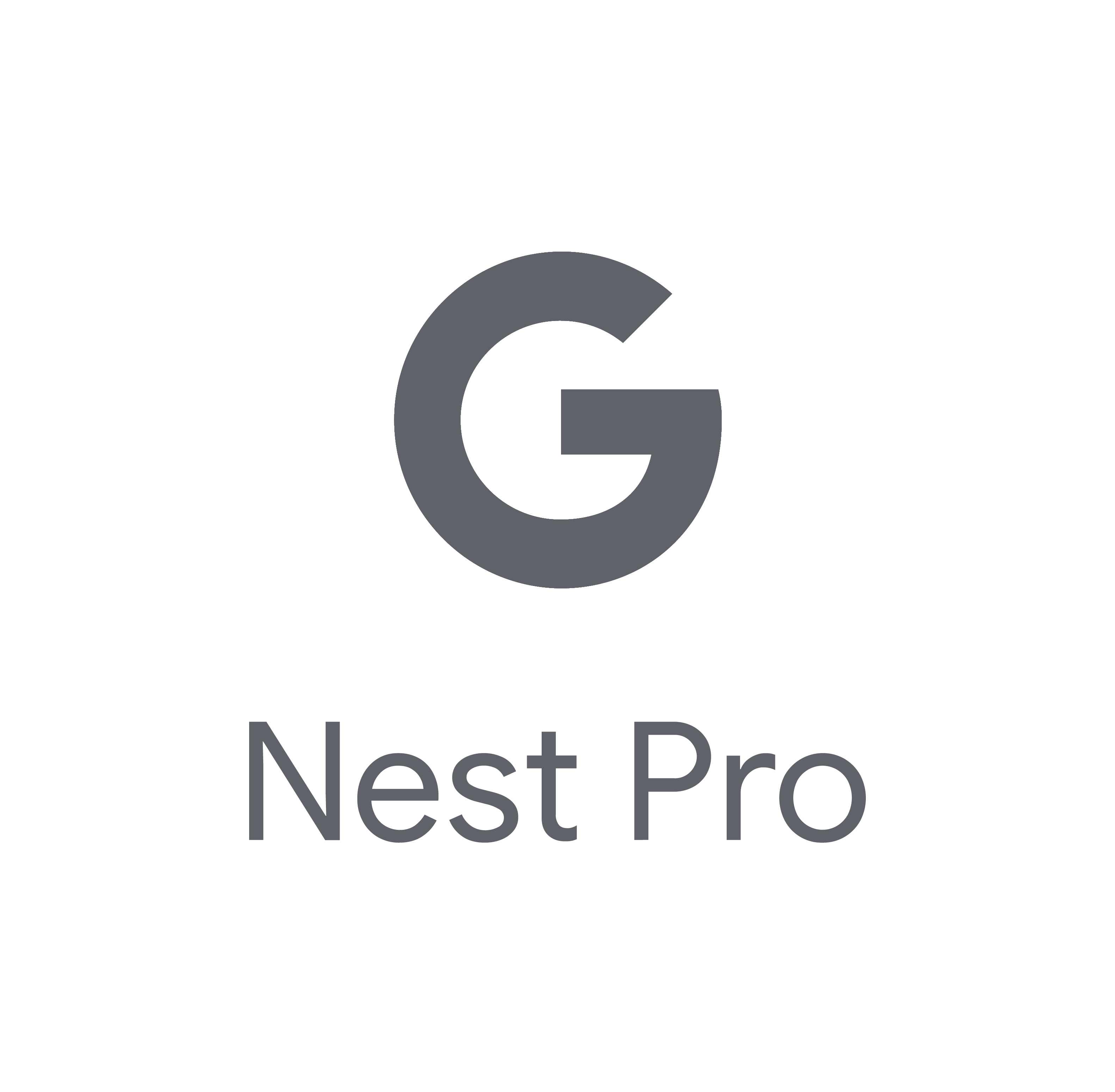 Logo G Nest Pro Vertical Grey CMYK